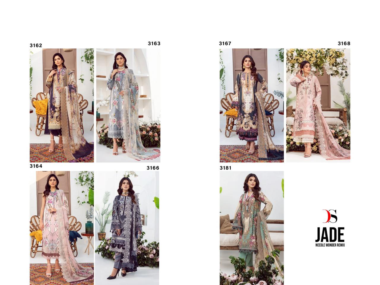 Jade Needle Wonder Remix By Deepsy Pakistani Suits Catalog
